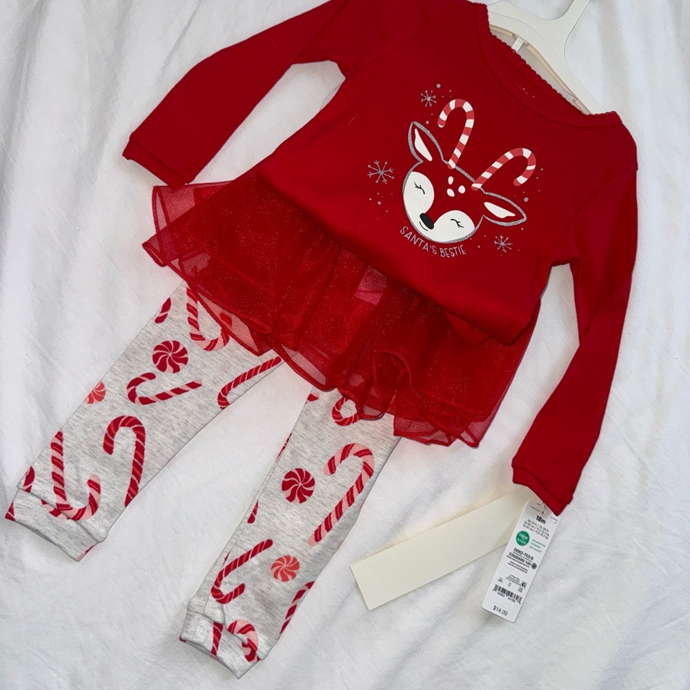 Carters 18m Santas Bestie Outfit